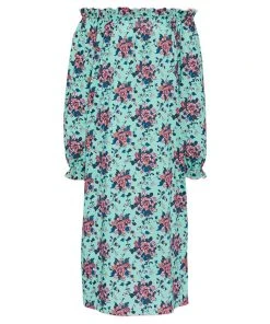 Casey Marks WHAT'S HOT Grace Dress In Turquoise Chinoiserie