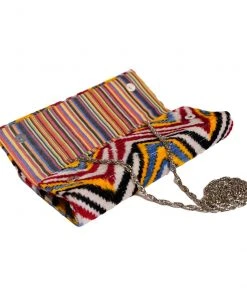 Larkin Lane WHAT'S HOT Madrid Velvet Ikat Cassie Clutch