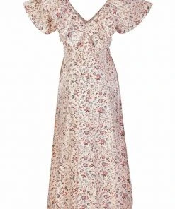 Daydress Lindos Dress In Berry Wild Flowers WHAT'S HOT