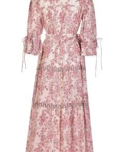 Daydress WHAT'S HOT Colette Dress In Cerise Chintz Trail 9 Daydress WHAT'S HOT Colette Dress In Cerise Chintz Trail