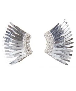 Mignonne Gavigan Metallic Mini Madeline Earrings Silver