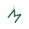 Briony Raymond Fine Jewelry Confetti Emerald Letter Pendant 2 Briony Raymond Fine Jewelry Confetti Emerald Letter Pendant