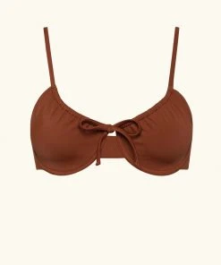 Follow Suit The Emily Top - Cognac Mme. Mink