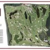 Vintage Golf Course Maps Father's Day Everglades