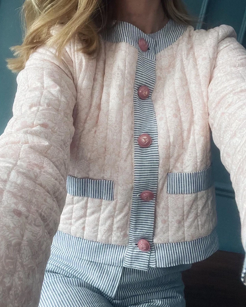 Nina Blanc The Coco Quilted Jacket CLOTHING 9 Nina Blanc The Coco Quilted Jacket CLOTHING