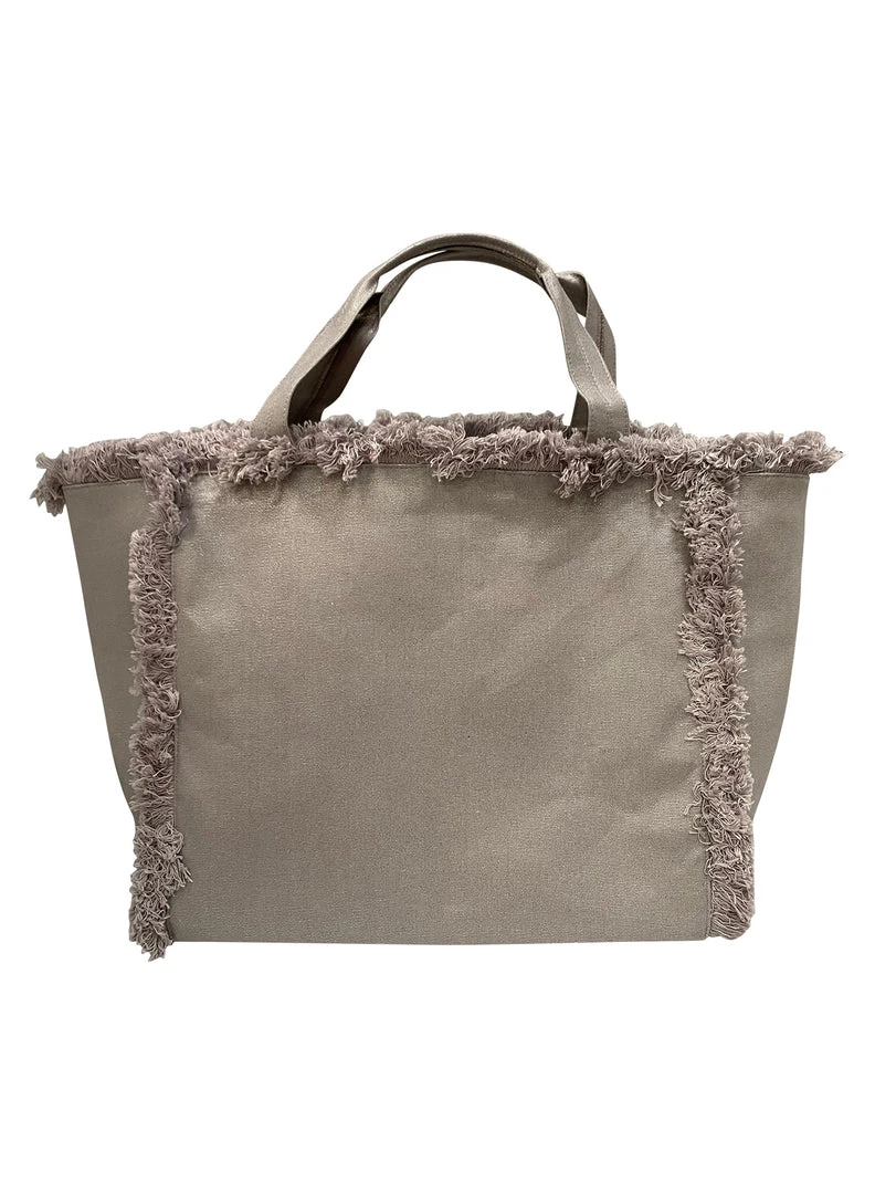 Hat Attack Canvas Cooler Tote- Metallic 3 Hat Attack Canvas Cooler Tote- Metallic