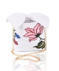 Fanm Mon POUCHETTE White