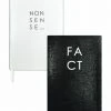 Sloane Stationery Set Of Two Contrast Notebooks - Fact / Nonsense Stationery & Home 1 Sloane Stationery Set Of Two Contrast Notebooks - Fact / Nonsense Stationery & Home