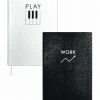 Sloane Stationery Set Of Two Contrast Notebooks - Work / Play Stationery & Home