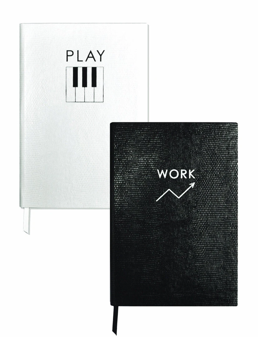 Sloane Stationery Set Of Two Contrast Notebooks - Work / Play Stationery & Home 3 Sloane Stationery Set Of Two Contrast Notebooks - Work / Play Stationery & Home