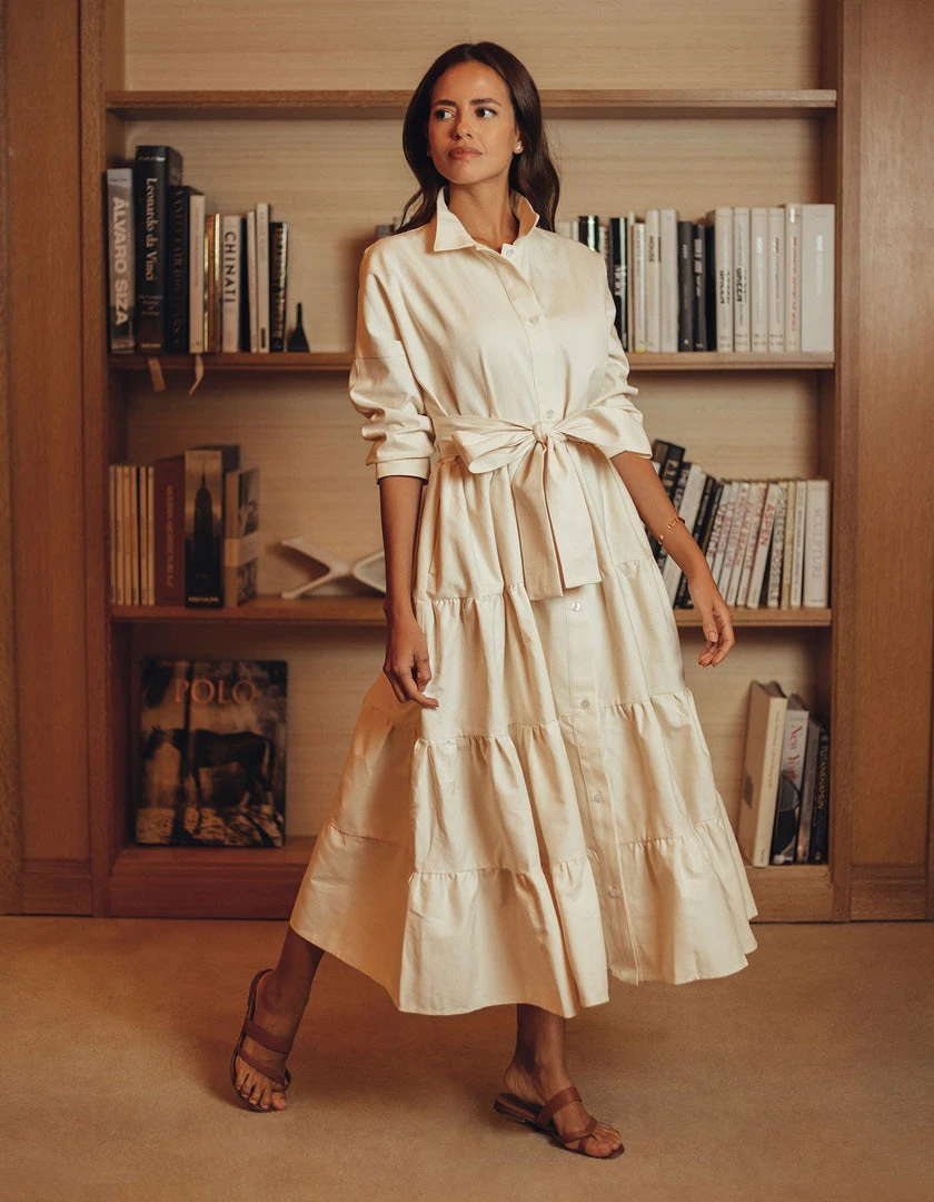 Daphne Wilde Giovanna In Cream Cotton 3 Daphne Wilde Giovanna In Cream Cotton