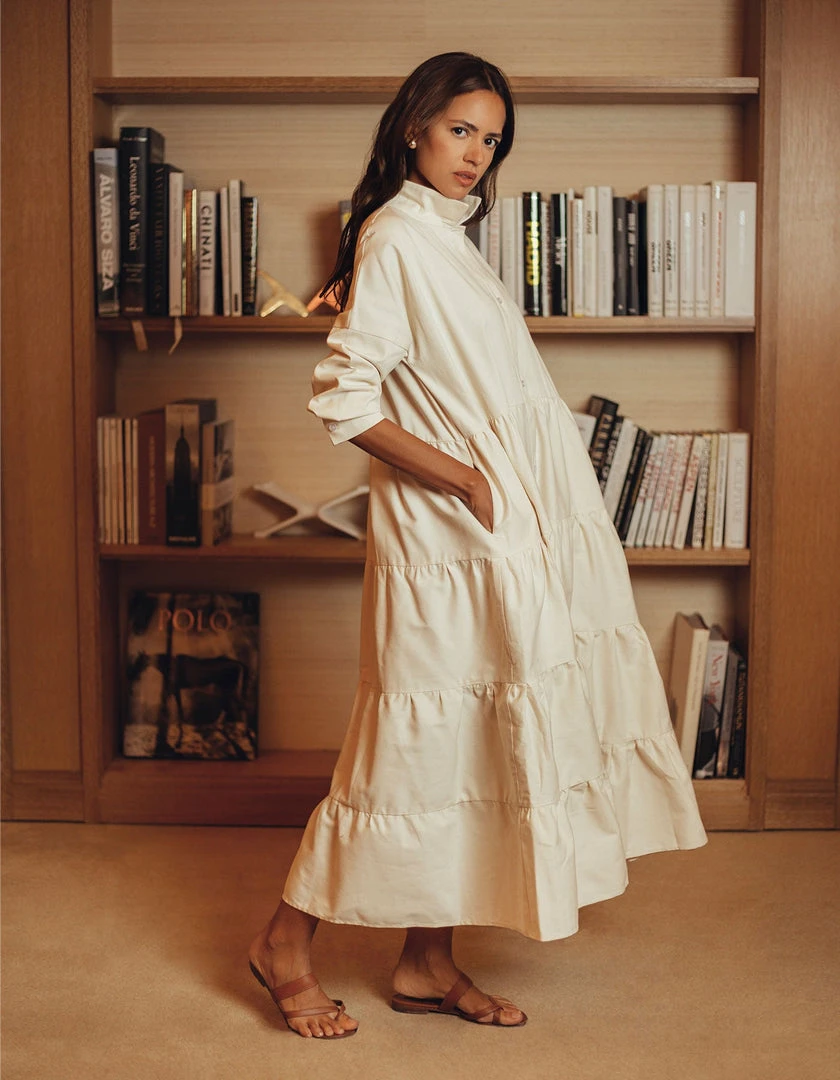 Daphne Wilde Giovanna In Cream Cotton 5 Daphne Wilde Giovanna In Cream Cotton