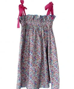 Casey Marks Girls' Jaime Dress In Raspberry Floral