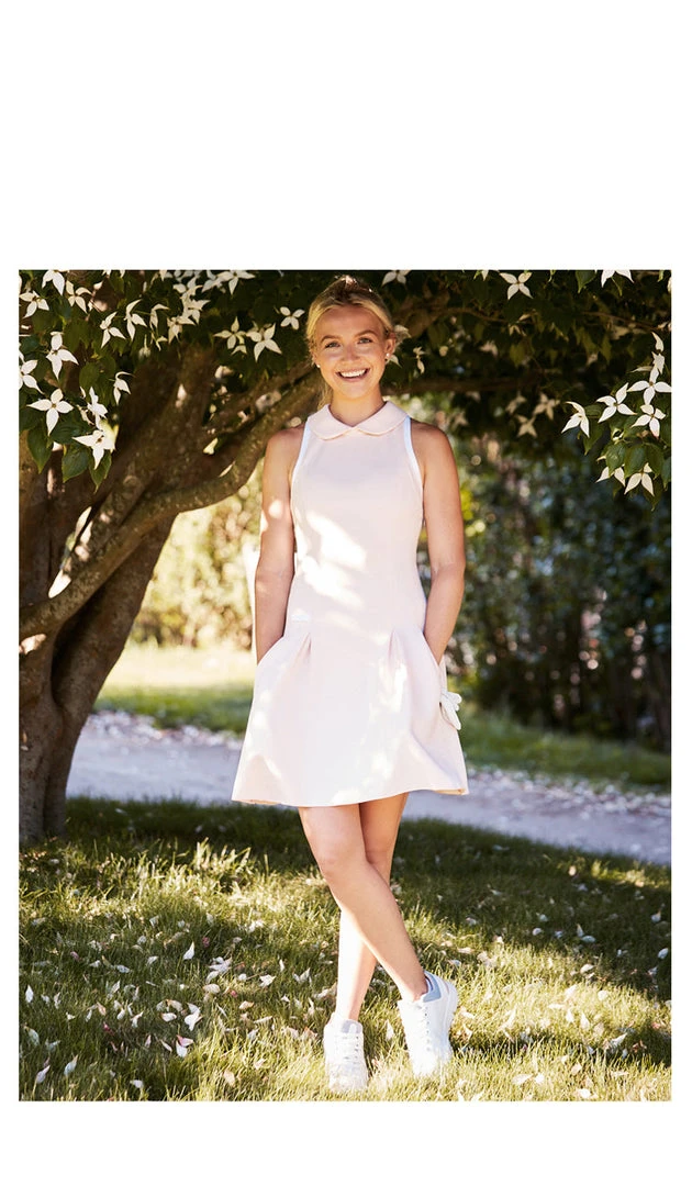 HEDGE WHAT'S HOT Dune Racerback Dress With Collar 12 HEDGE WHAT'S HOT Dune Racerback Dress With Collar