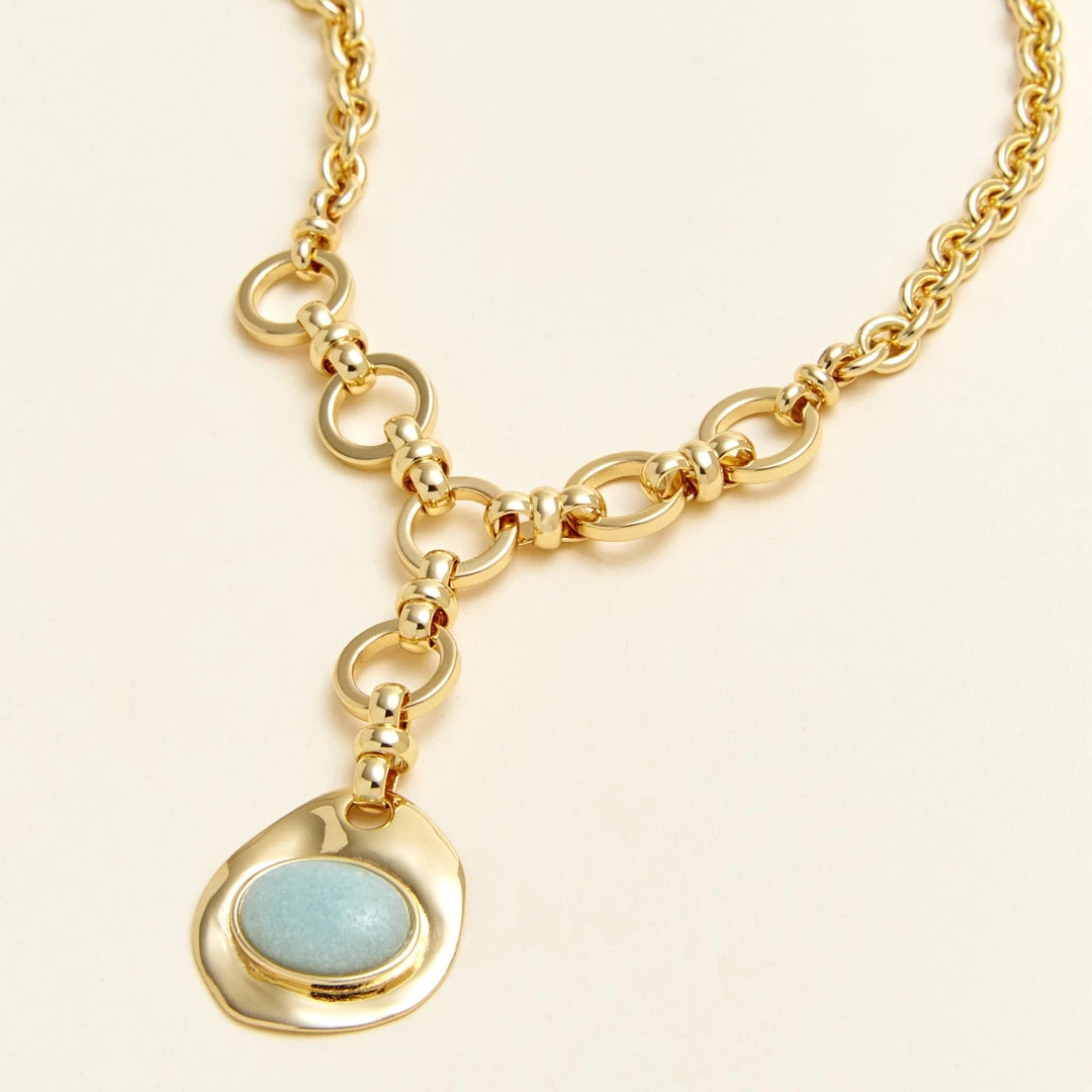 Mignonne Gavigan Helen Necklace Light Blue 4 Mignonne Gavigan Helen Necklace Light Blue