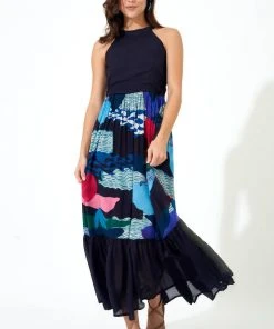 OLIPHANT High Neck Maxi- Pacifica Black