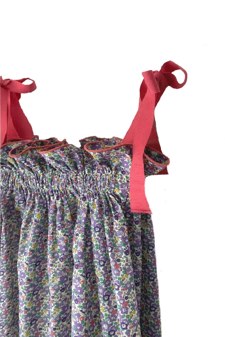 Casey Marks Girls' Jaime Dress In Purple Floral WHAT'S HOT 4 Casey Marks Girls' Jaime Dress In Purple Floral WHAT'S HOT