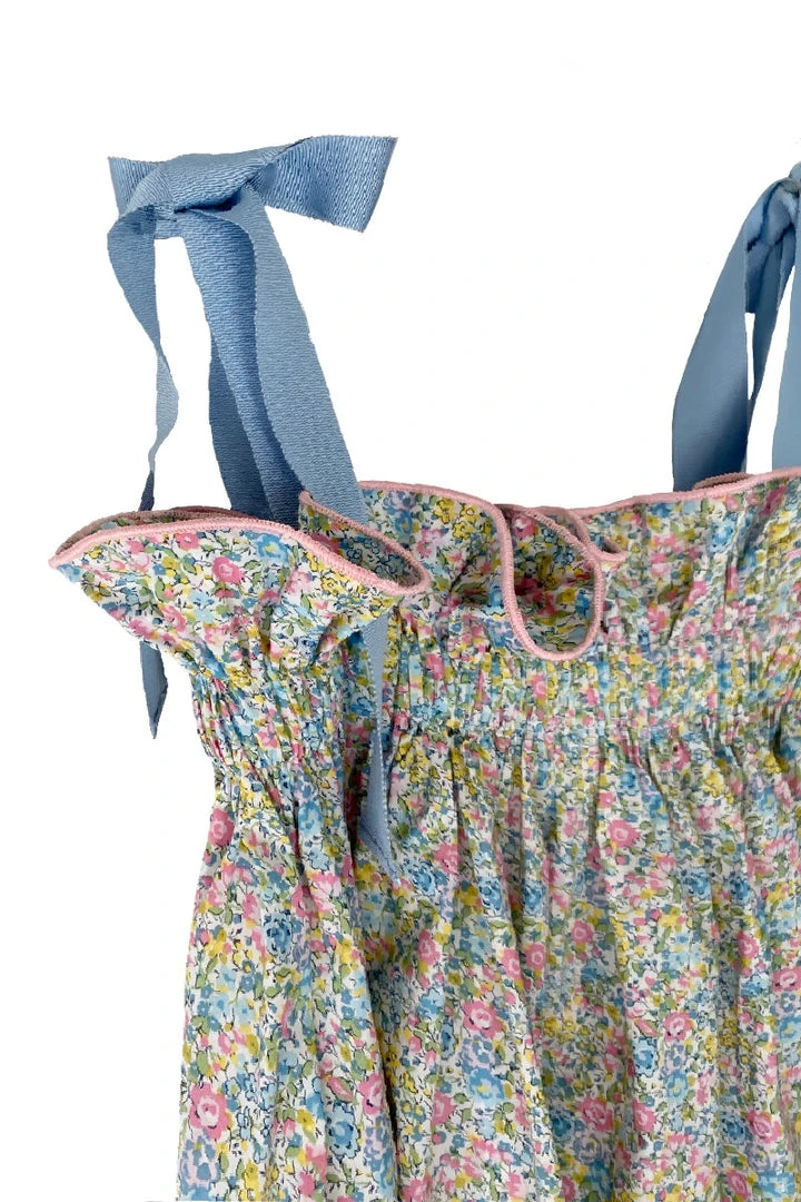 Casey Marks Girls' Jaime Dress In Pastel Ditsy 4 Casey Marks Girls' Jaime Dress In Pastel Ditsy