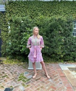 Sue Sartor Flounce™️ Shorty | Pink / Green Patio CLOTHING 6 Sue Sartor Flounce™️ Shorty | Pink / Green Patio CLOTHING