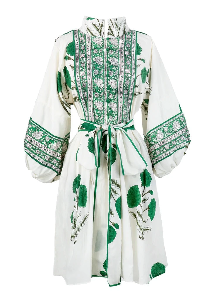 Sue Sartor Flounce™️ Shorty | Emerald Marigold CLOTHING 3 Sue Sartor Flounce™️ Shorty | Emerald Marigold CLOTHING