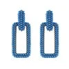QuayL ACCESSORIES Chain Link Hoops - Blue 1 QuayL ACCESSORIES Chain Link Hoops - Blue