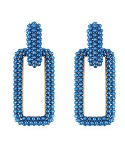 QuayL ACCESSORIES Chain Link Hoops - Blue