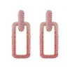 QuayL Chain Link Hoops - Pink Ombré ACCESSORIES