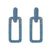 QuayL Chain Link Hoops - Denim Ombré 1 QuayL Chain Link Hoops - Denim Ombré