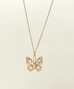 Mignonne Gavigan Ingrid Crystal Butterfly Necklace