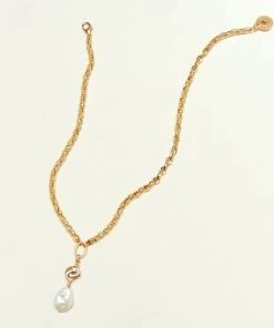Mignonne Gavigan Irina Necklace White Gold WHAT'S HOT