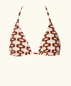 Follow Suit Mme. Mink The Izzy Top - Brown Ogee