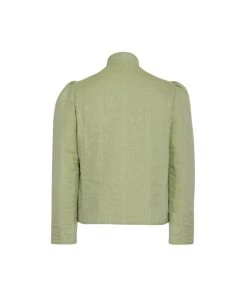 Casey Marks Magic Jacket In Lime Cashmere & Denim