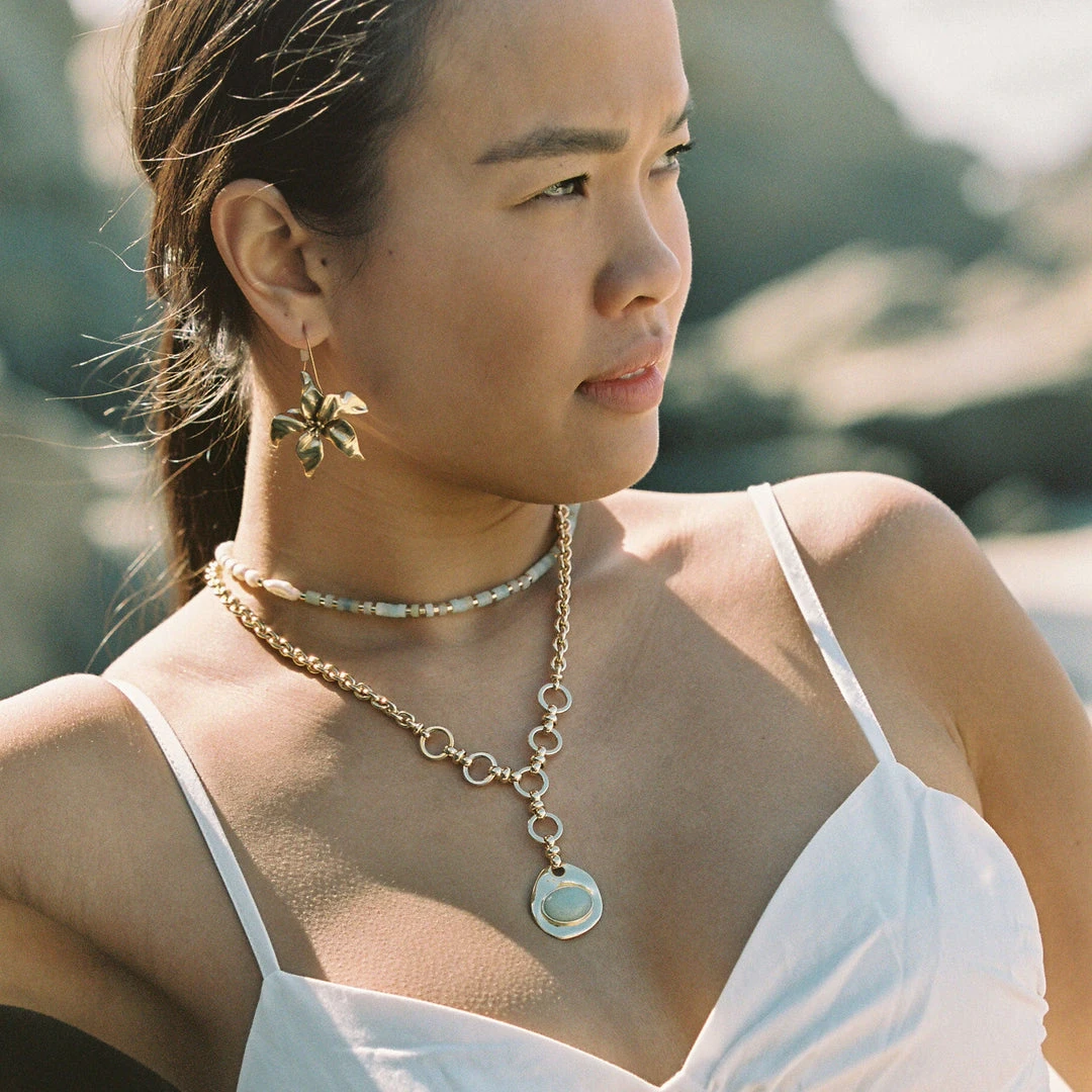 Mignonne Gavigan Helen Necklace Light Blue 6 Mignonne Gavigan Helen Necklace Light Blue