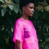 Jasmine Chong Lin Silk Organza Tee Tops