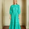 Seraphina WHAT'S HOT THE RUCHE MIDI DRESS | Emerald