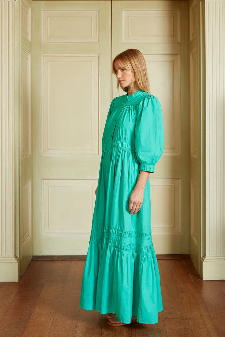 Seraphina WHAT'S HOT THE RUCHE MIDI DRESS | Emerald 4 Seraphina WHAT'S HOT THE RUCHE MIDI DRESS | Emerald