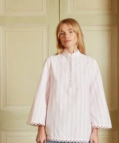 Seraphina THE TUNIC TOP | Pink & Stripe WHAT'S HOT