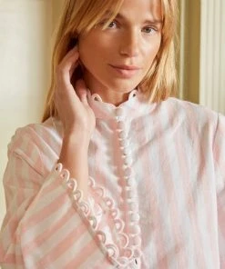 Seraphina THE TUNIC TOP | Pink & Stripe WHAT'S HOT