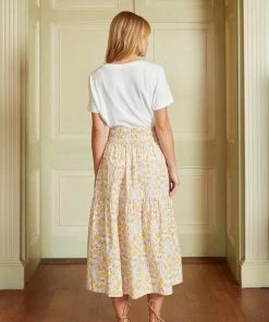 Seraphina THE TIE WAIST SKIRT | Sunshine Florals WHAT'S HOT