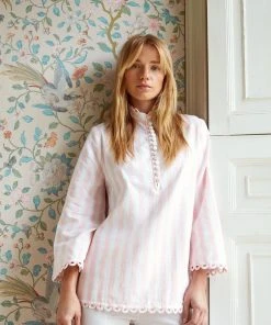Seraphina THE TUNIC TOP | Pink & Stripe WHAT'S HOT