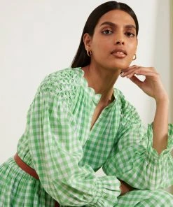 Seraphina THE SCALLOP SMOCKED DRESS |