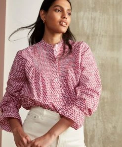 Seraphina PINTUCK SHIRT | WHAT'S HOT