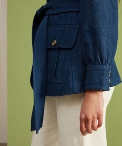 Seraphina DENIM PATCH POCKET JACKET | 12 Seraphina DENIM PATCH POCKET JACKET |