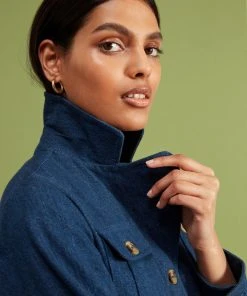 Seraphina DENIM PATCH POCKET JACKET | 14 Seraphina DENIM PATCH POCKET JACKET |