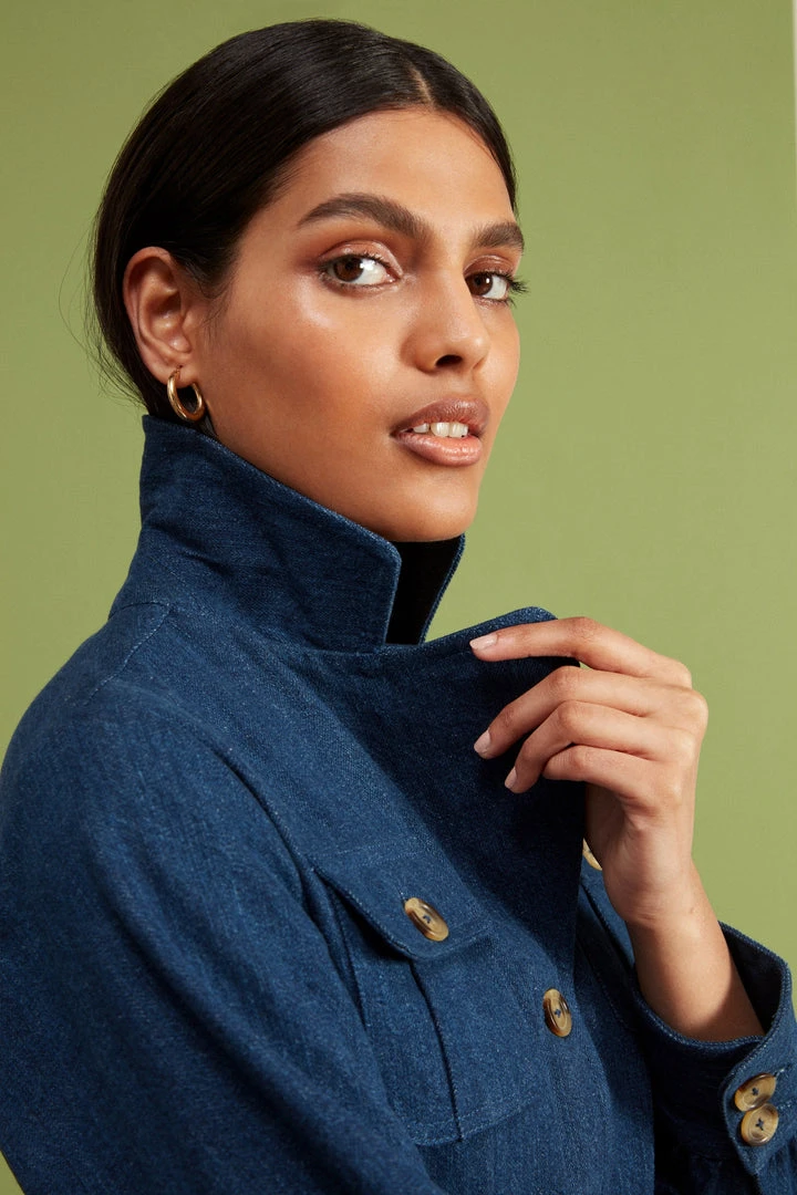 Seraphina DENIM PATCH POCKET JACKET | 8 Seraphina DENIM PATCH POCKET JACKET |