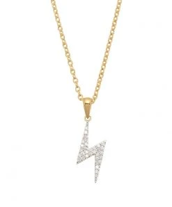 Sophie Lis Lightning Bolt Necklace