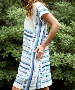 The Coast Brand Kapalua Dress - Light Blue/Navy/Blue Gray/Blue WHAT'S HOT