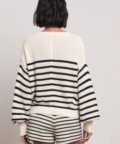 Eleven Six Layla Stripe Sweater WHAT'S HOT