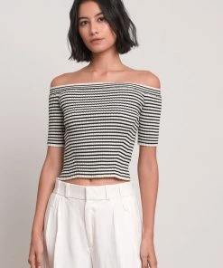 Eleven Six Lily Stripe Sweater