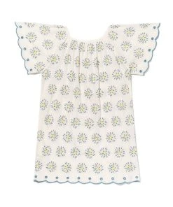 The Coast Brand Lahaina Dress - Light Pink/Blue Gray/Neon Yellow WHAT'S HOT